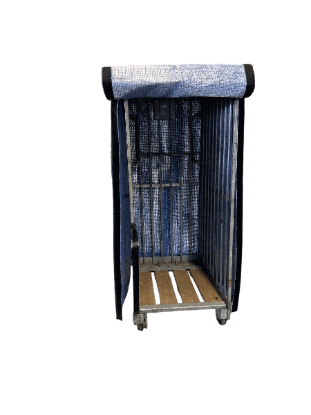 Herbruikbare thermohoes rolcontainer 85 x 70 x 155 cm met opklapdeur