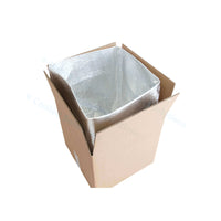 Thermodoos opvouwbaar - 400 x 400 x 250 mm + (6 Laags isolatiezak)